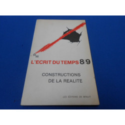 REVUE.: L 'Ecrit du Temps. 8/9. Printemps 85. CONSTRUCTIONS DE LA...