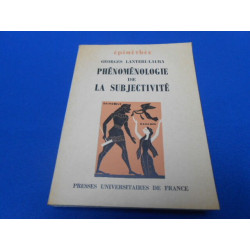Phénoménologie de la subjectivité